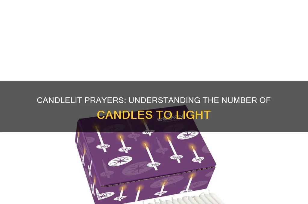 how many candles to light when praying