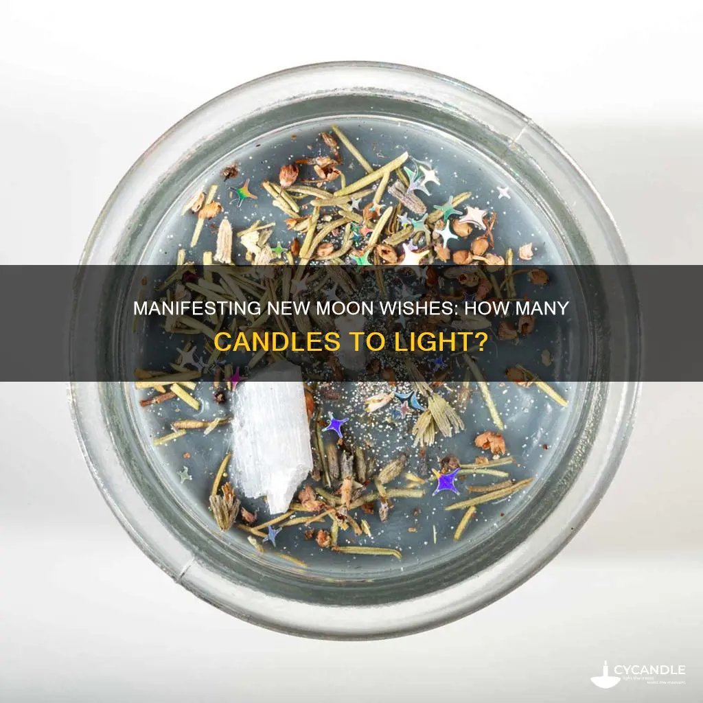 how many candles to lit for new moon wishes