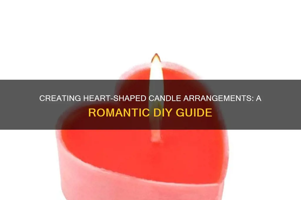 how many candles to make a heart