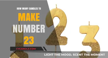 Creative Ways to Arrange Candles for a Perfect Number 23 Display