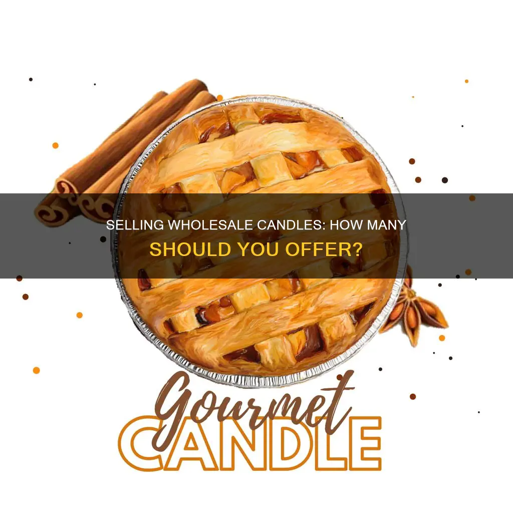 how many candles to sel at a wholesale price