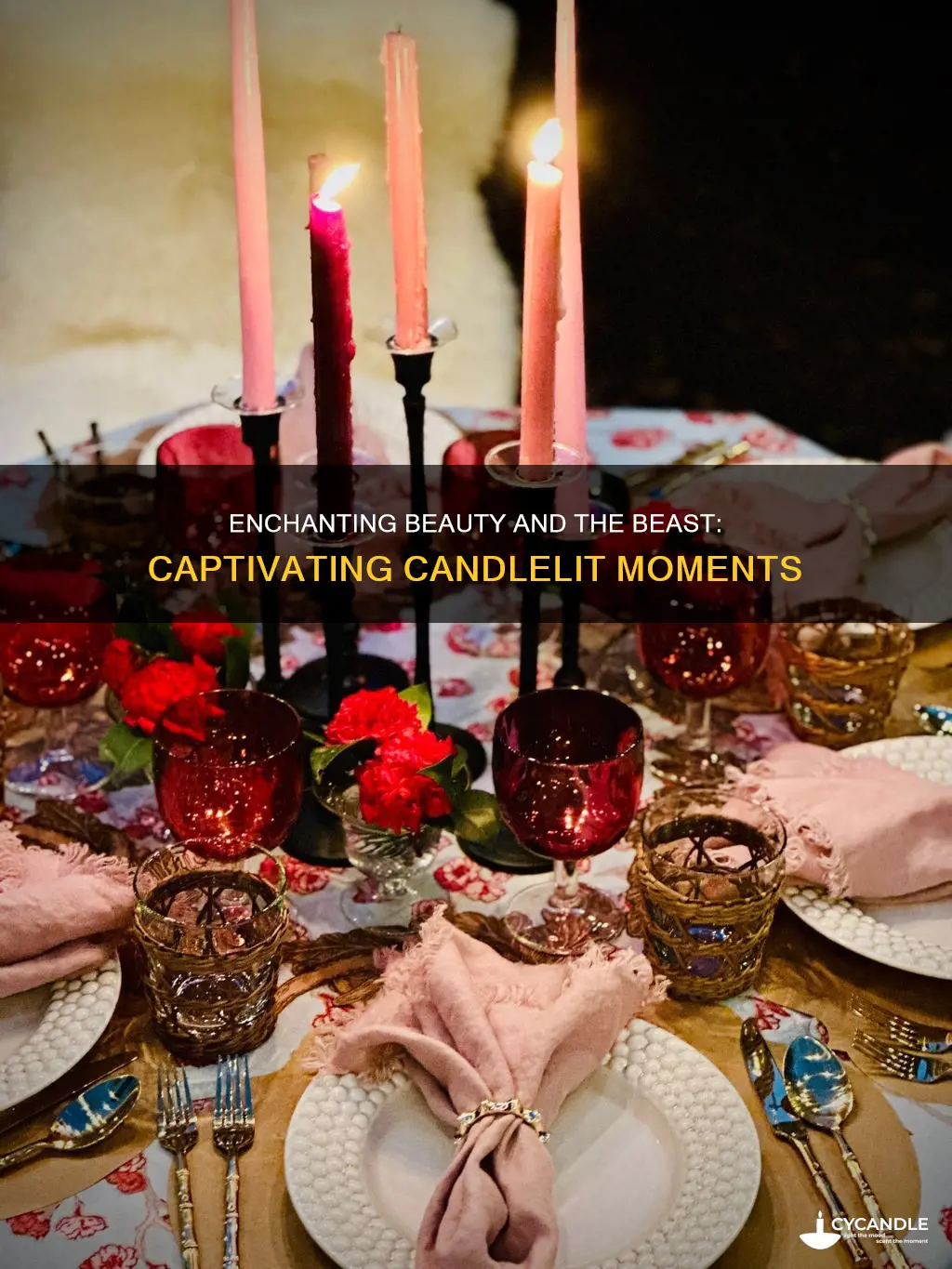how many candles were in beauty and the beast
