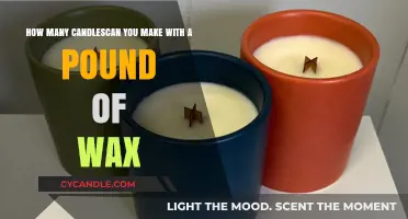 Crafting Candles: How Many Can You Make with a Pound of Wax?
