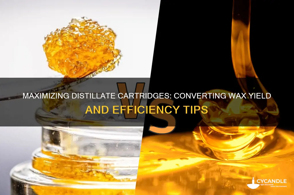 how many cartridges of distillate can you make from wax