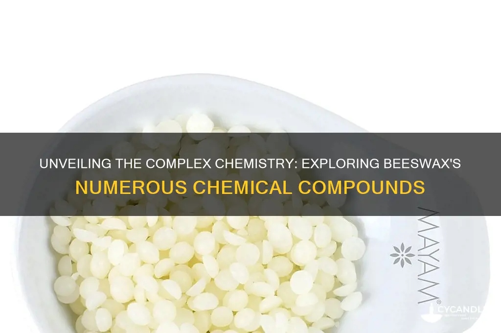 how many chemical compounds in beeswax