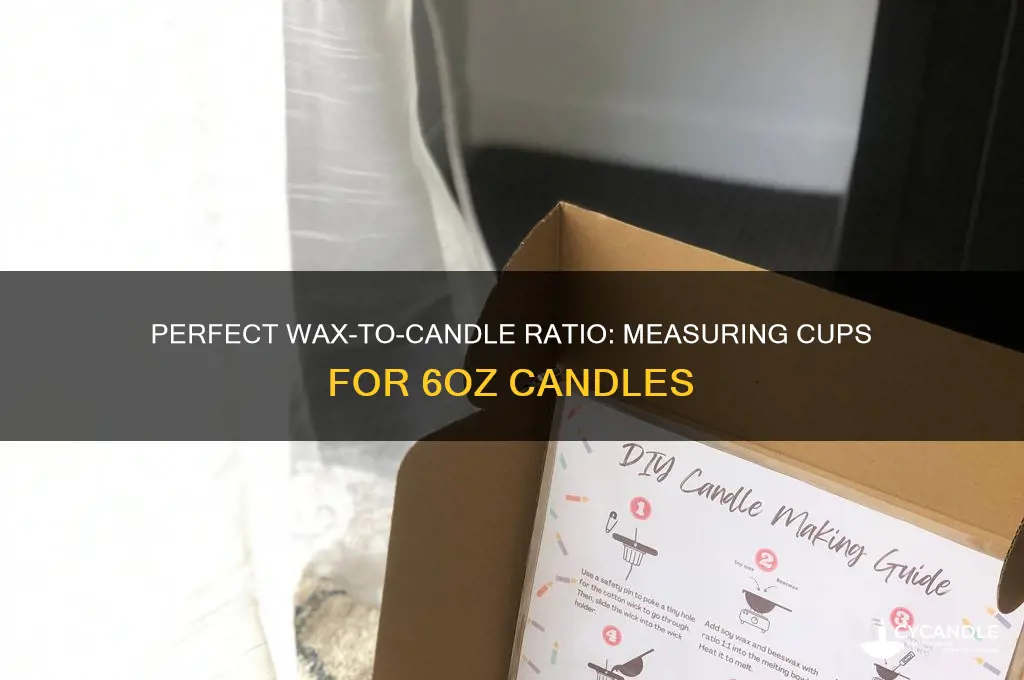 how many cups of wax for 6oz candle