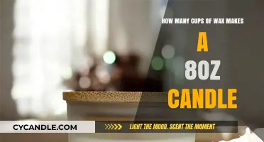 Perfect Candle Making: Wax Cups Needed for 8oz Candles