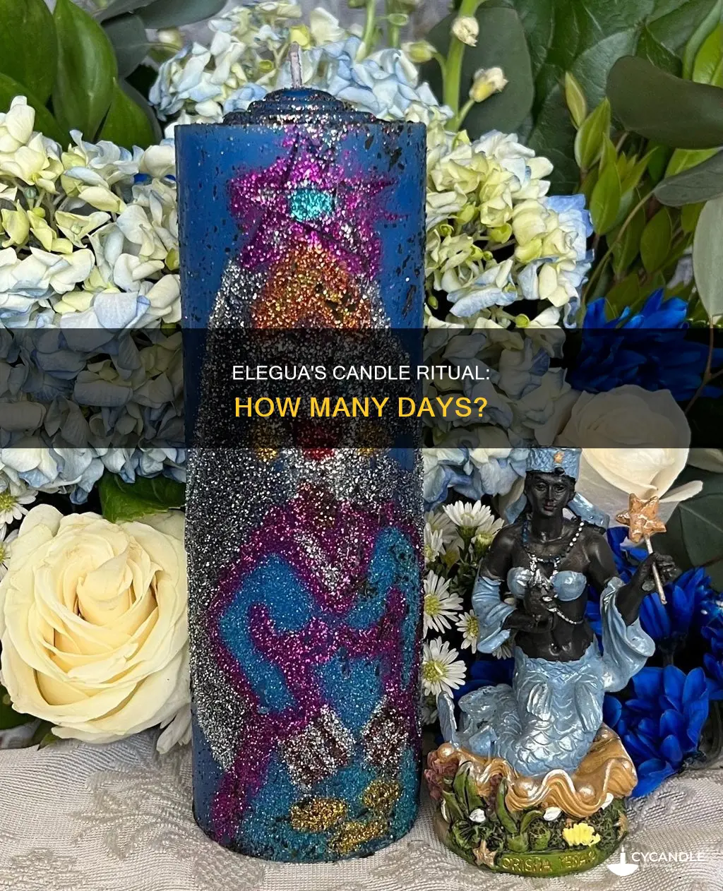 how many days candles for elegua