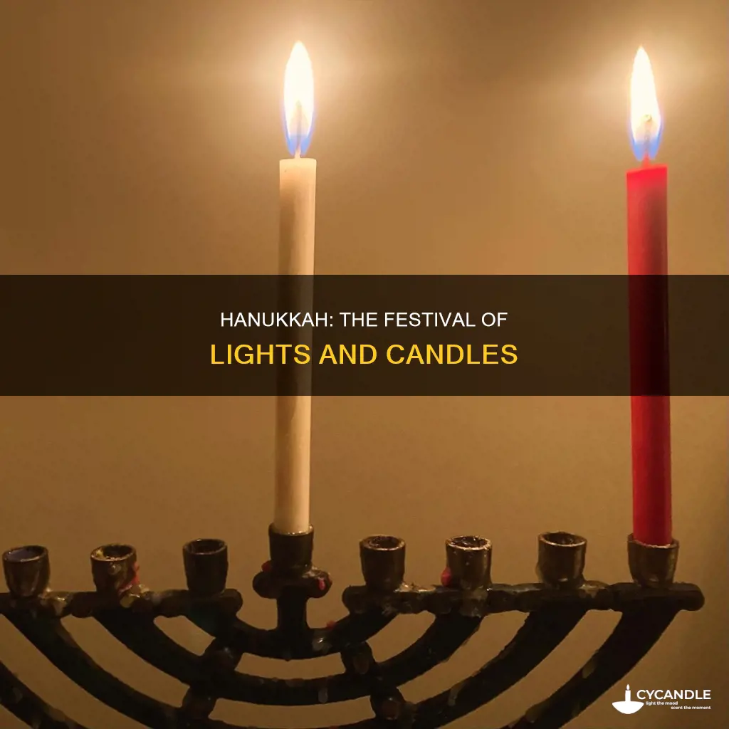 how many days of hanukkah candles
