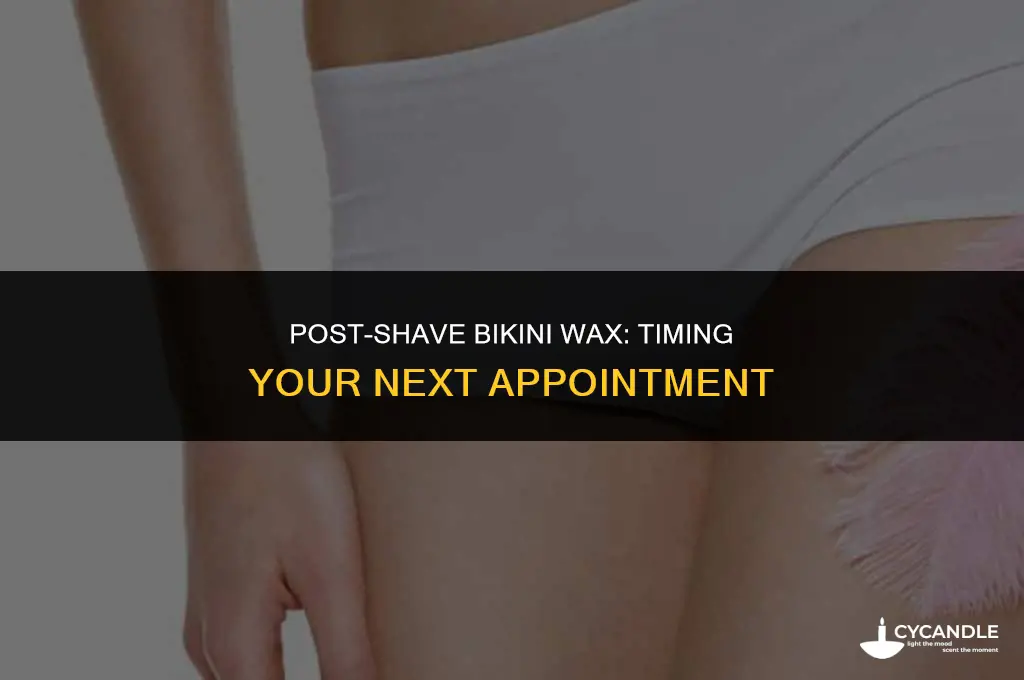 how many daysaftershavingcan i get abikini wax
