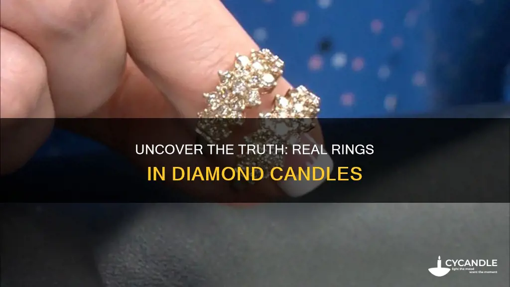 how many diamond candles have real rings