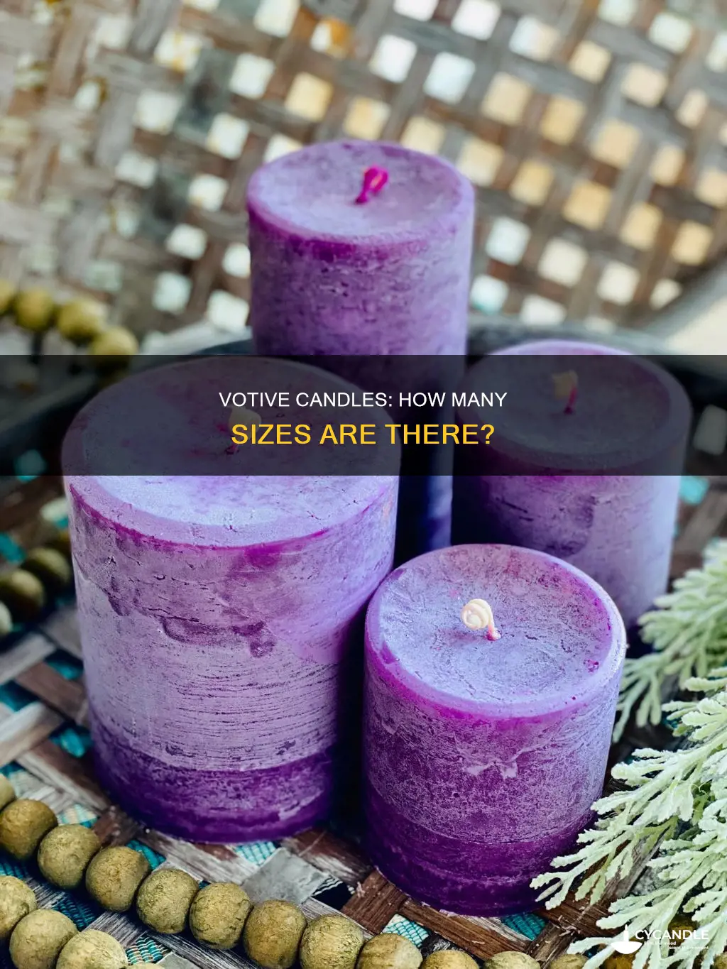 how many different size votive candles are there