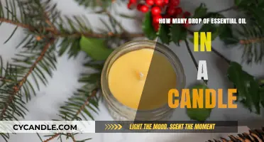 Essential Oil Drops: How Many for Candles?