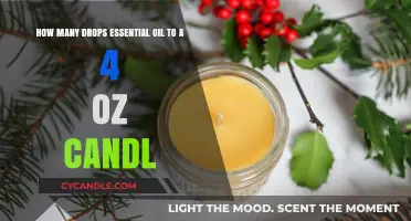 Essential Oil Drops for 4-oz Candles: How Much?