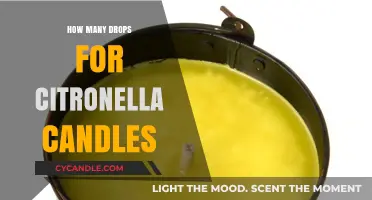 Citronella Candles: Drops for a Bug-Free Evening