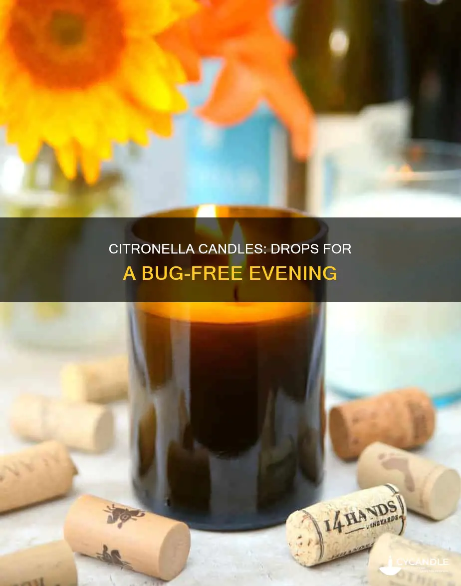 how many drops for citronella candles