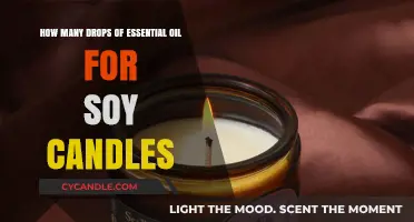 Soy Candles: Essential Oil Drops for Perfect Aroma