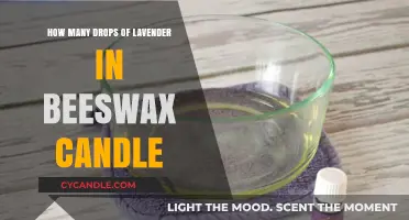 Lavender Drops for Beeswax Candles: How Many?