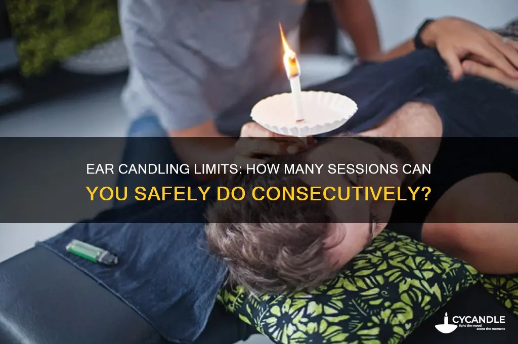 how many ear candles can you do in a row