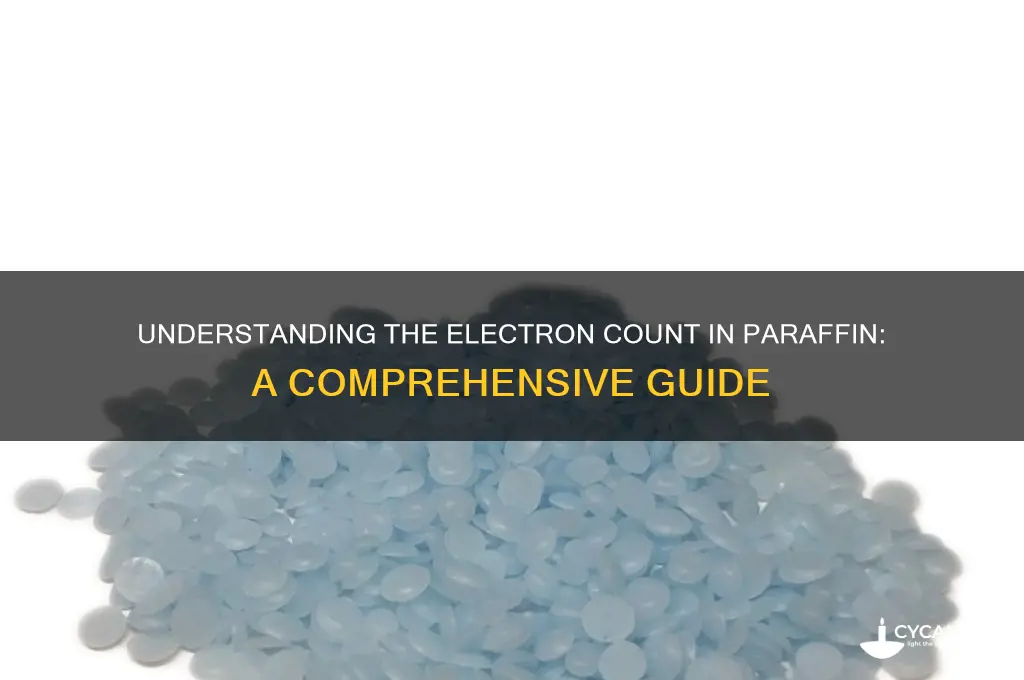 how many elecrtons does paraffin have