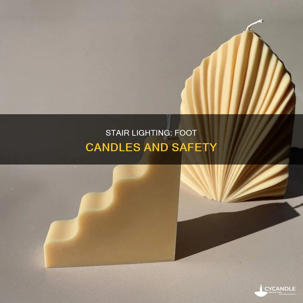 how many foot candles for a stair
