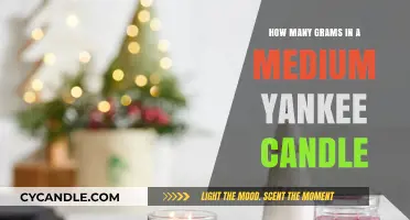 Medium Yankee Candle Weight: Grams and Burn Time Explained