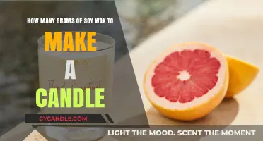 Perfect Soy Wax Candle: Grams Needed for Ideal Burn