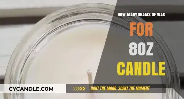 Perfect Wax-to-Candle Ratio: Grams for 8oz Candles Explained
