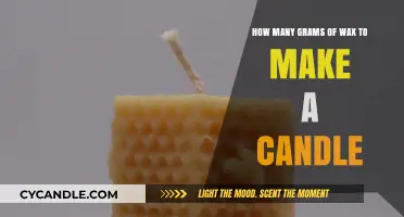 Perfect Candle Making: Grams of Wax Needed for Ideal Results