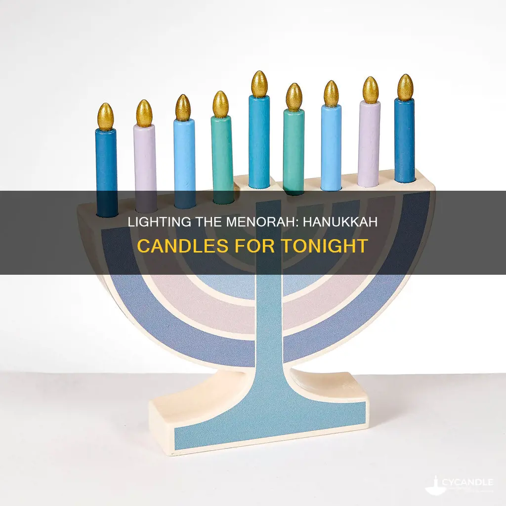 how many hanukkah candles tonight