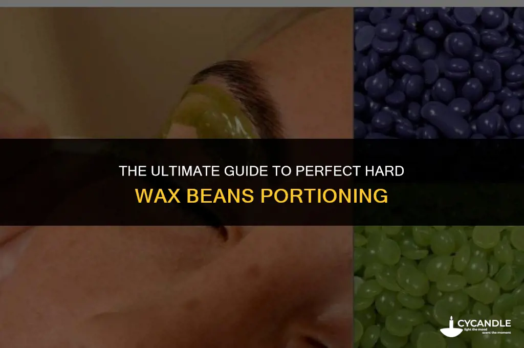 how many hard wax beans to use