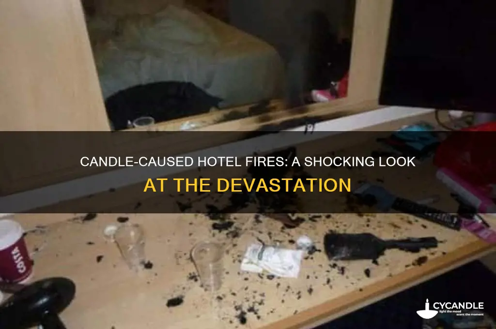how many hotels burned down because of candle