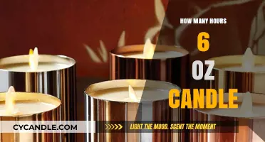 Burning Bright: 6-Ounce Candle Duration