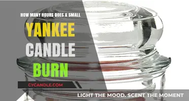 Small Yankee Candle Burn Time: How Long Does It Last?