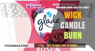Glade 3-Wick Candle Burn Time: How Long Does It Last?