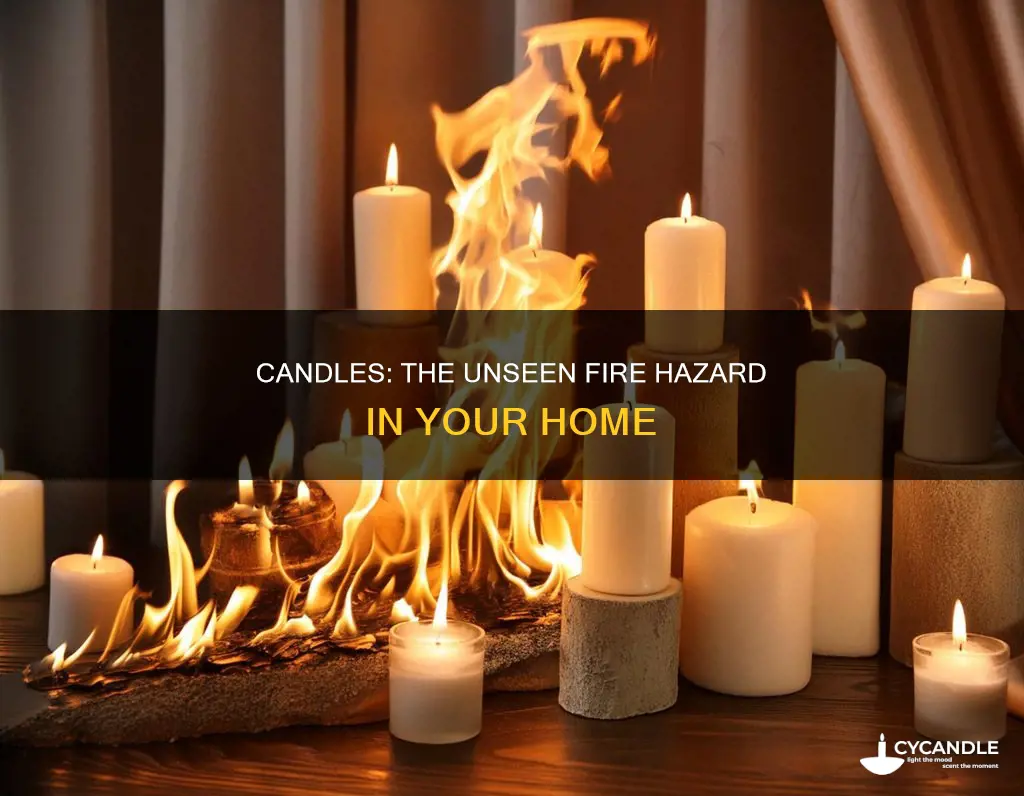 how many house fires are caused by candles