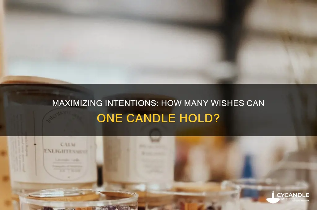 how many intentions can you make on one candle