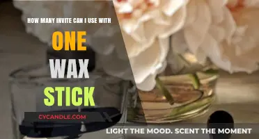 Maximize Your Wax Stick: Invites Per Stick Explained