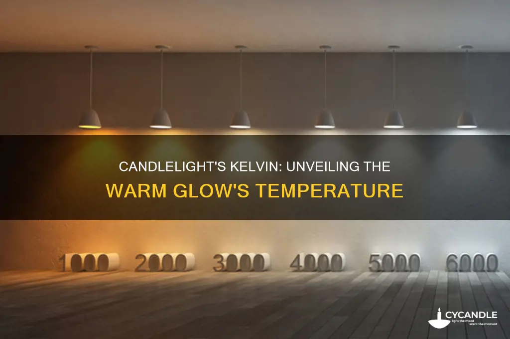 how many kelvin is candle light