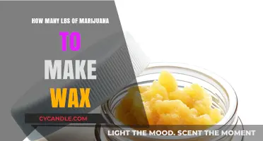 Marijuana to Wax Conversion: How Many Pounds Are Needed?
