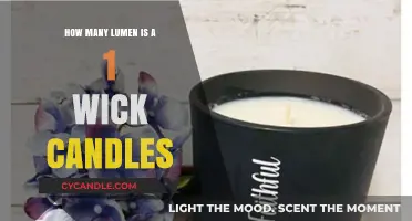 Understanding the Lumens of a Single-Wick Candle's Glow