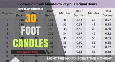Understanding the Brightness of 30 Foot Candles in Lumens
