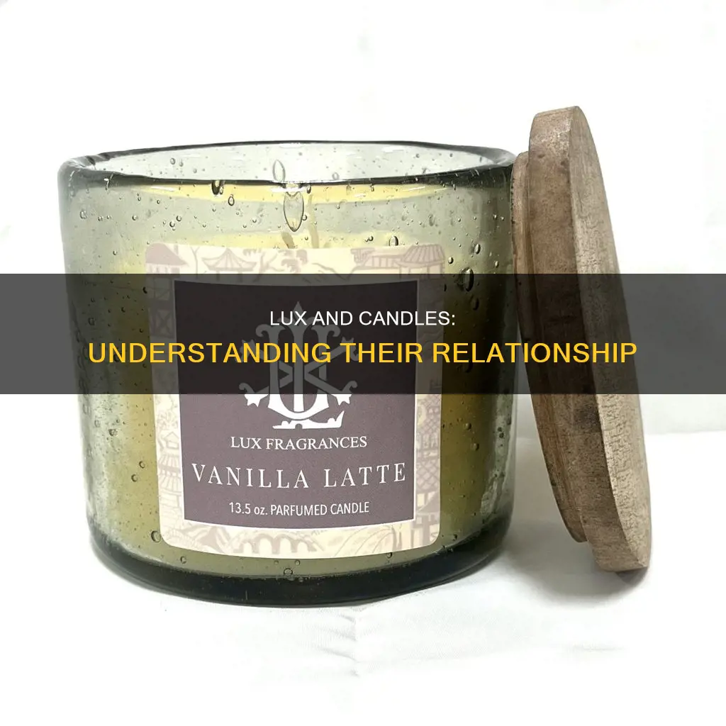 how many lux is 1 candle
