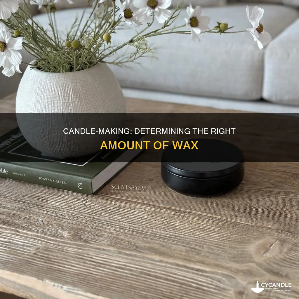 how many ml needed in a candle