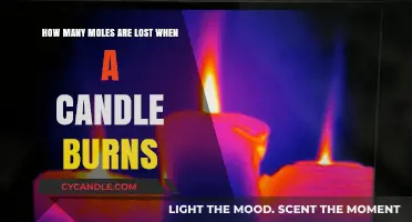 Candle Combustion: Understanding Mole Loss During Burning Process