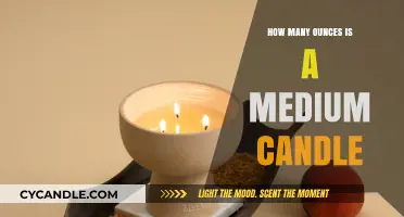Candle Sizes: Medium Candles Weigh How Many Ounces?