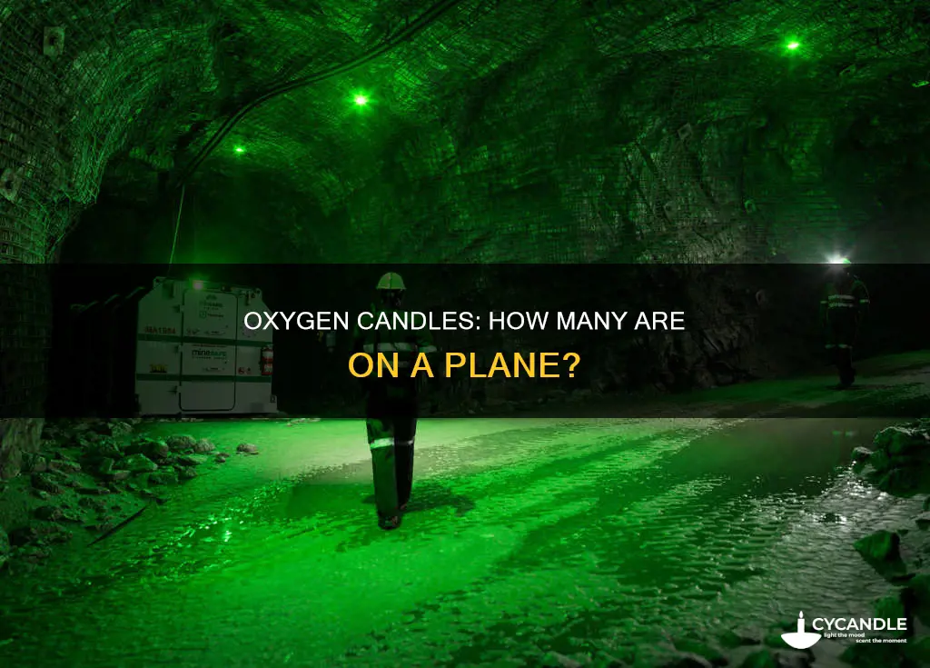 how many oxygen candlees are on a plane