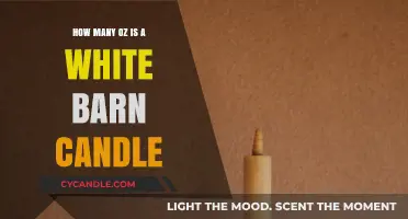 White Barn Candles: How Many Ounces of Fragrance?