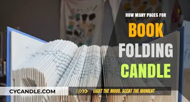 Book Folding: How Many Pages for a Candle Creation?