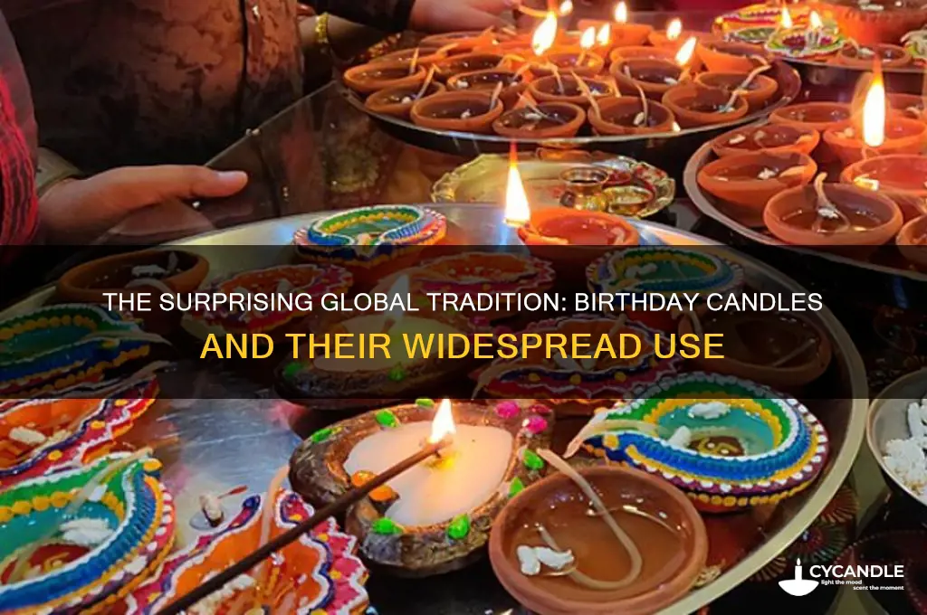 how many people use birthday candles